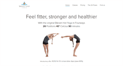 Desktop Screenshot of bikramyogafourways.co.za